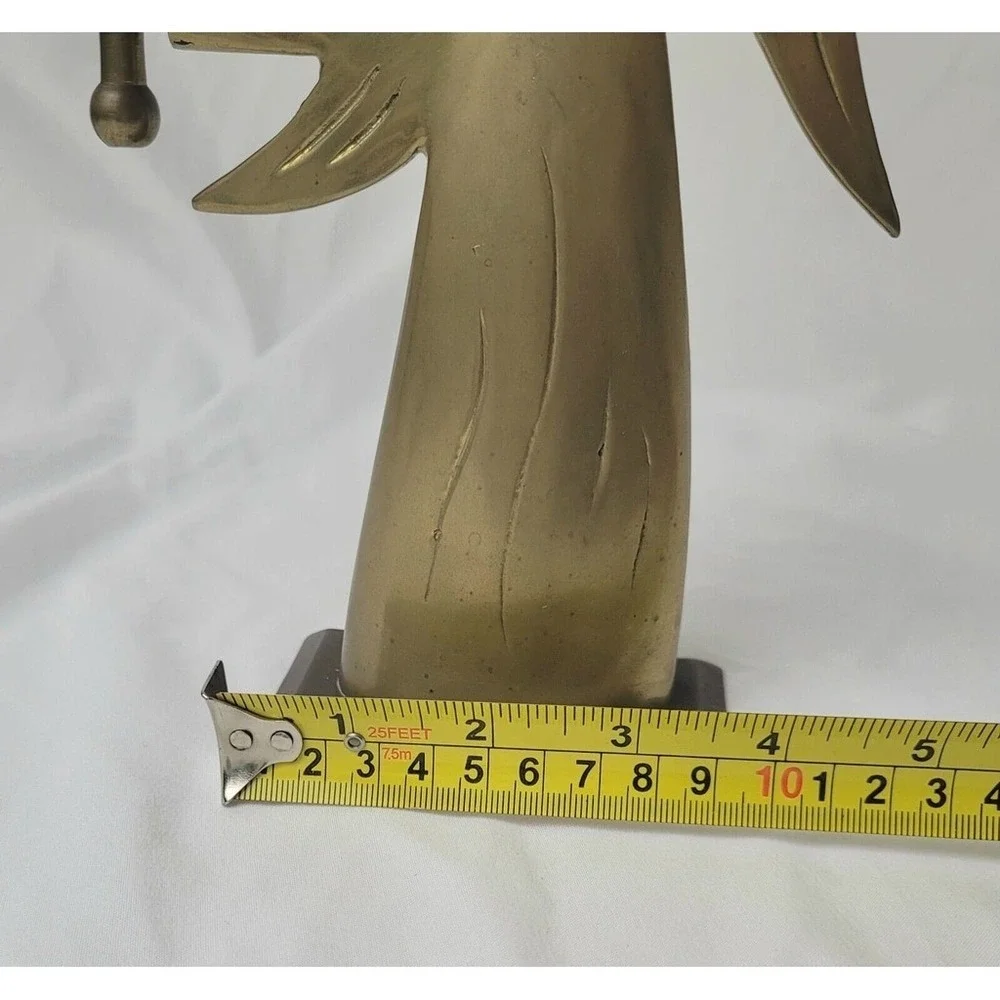 Vintage Brass Angel Candle‎ Holder / Akincilar Imports Candelabra